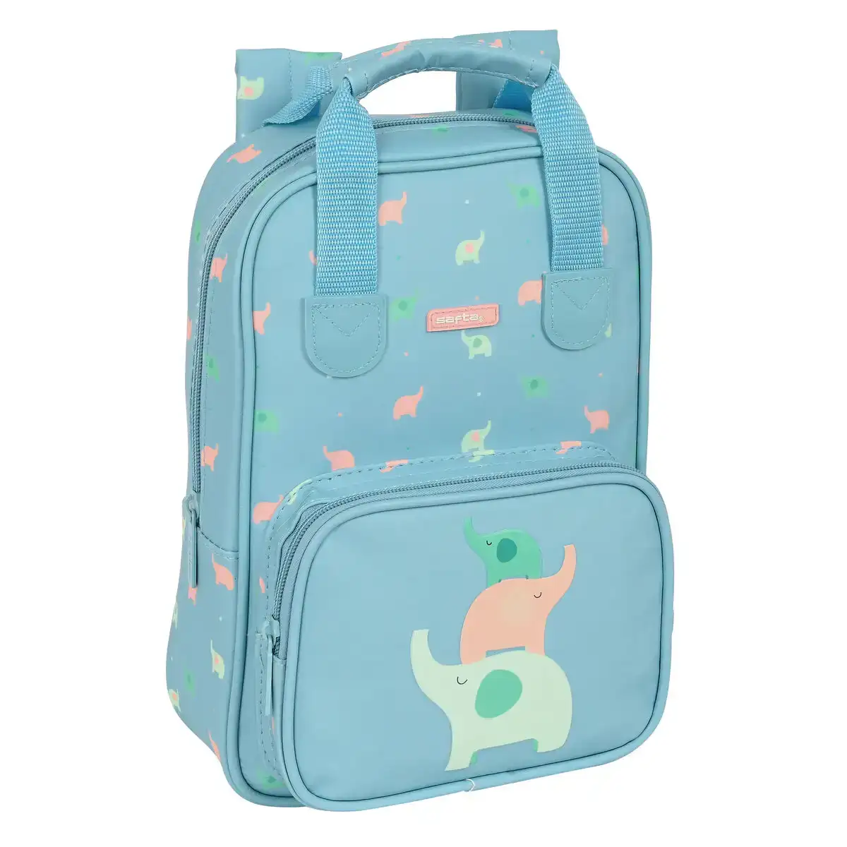 Cartable safta elefantes 20 x 28 x 8 cm vert_2138. DIAYTAR COTE D'IVOIRE - Votre Portail Vers l'Élégance Accessible. Parcourez notre boutique en ligne pour découvrir des produits qui incarnent le luxe à des prix abordables.