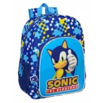 Cartable sonic speed 33 x 42 x 14 cm bleu 14 l_5820. DIAYTAR COTE D'IVOIRE - Où l'Élégance Rencontré l'Accessibilité. Parcourez notre catalogue et trouvez des produits qui apportent une touche de sophistication à votre vie quotidienne sans compromettre votre budget.