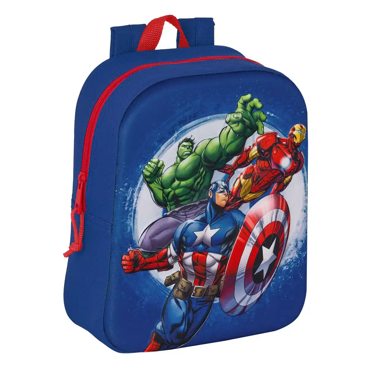 Cartable the avengers 3d blue marine 22 x 27 x 10 cm_3917. DIAYTAR COTE D'IVOIRE - Où Choisir est un Plaisir. Explorez notre boutique en ligne et choisissez parmi des produits de qualité qui satisferont vos besoins et vos goûts.