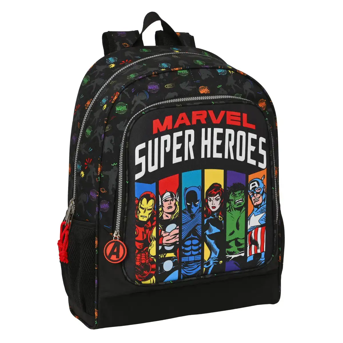 Cartable the avengers super heroes noir 32 x 42 x 14 cm _4604. Bienvenue chez DIAYTAR COTE D'IVOIRE - Où le Shopping Devient une Aventure. Découvrez notre collection diversifiée et explorez des produits qui reflètent la diversité du Côte d'Ivoire.