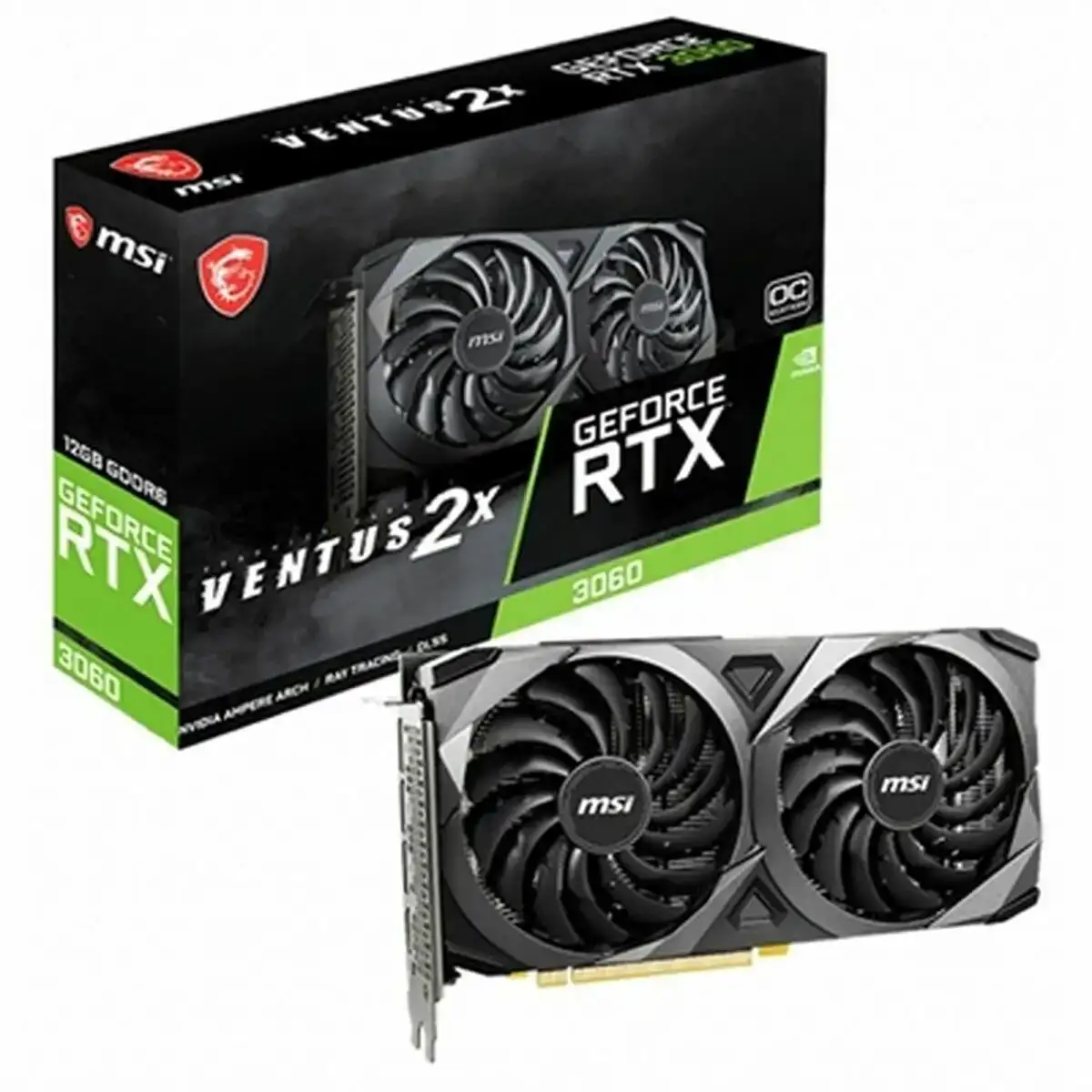 Carte graphique msi geforce rtx 3060 ventus 2x 12g oc 12 gb ram nvidia geforce rtx 3060_7445. Bienvenue chez DIAYTAR COTE D'IVOIRE - Où le Shopping Devient un Voyage. Explorez notre plateforme pour dénicher des produits uniques, racontant l'histoire et l'âme du Côte d'Ivoire.