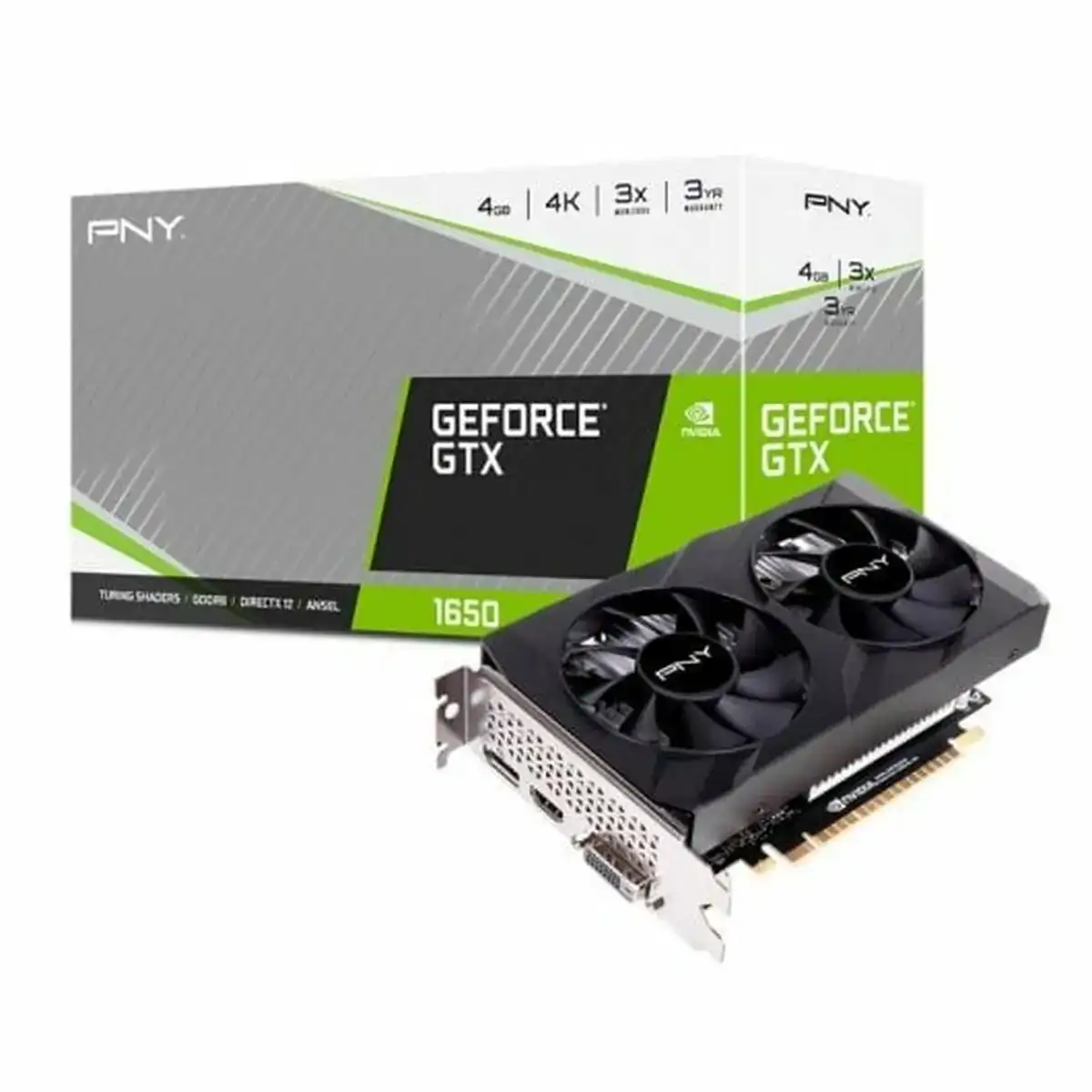 Carte graphique pny vcg16504d6dfxpb1 4 gb ram 4 gb_5417. DIAYTAR COTE D'IVOIRE - L'Art de Magasiner sans Frontières. Parcourez notre vaste sélection d'articles et trouvez tout ce dont vous avez besoin, du chic à l'authentique, du moderne au traditionnel.