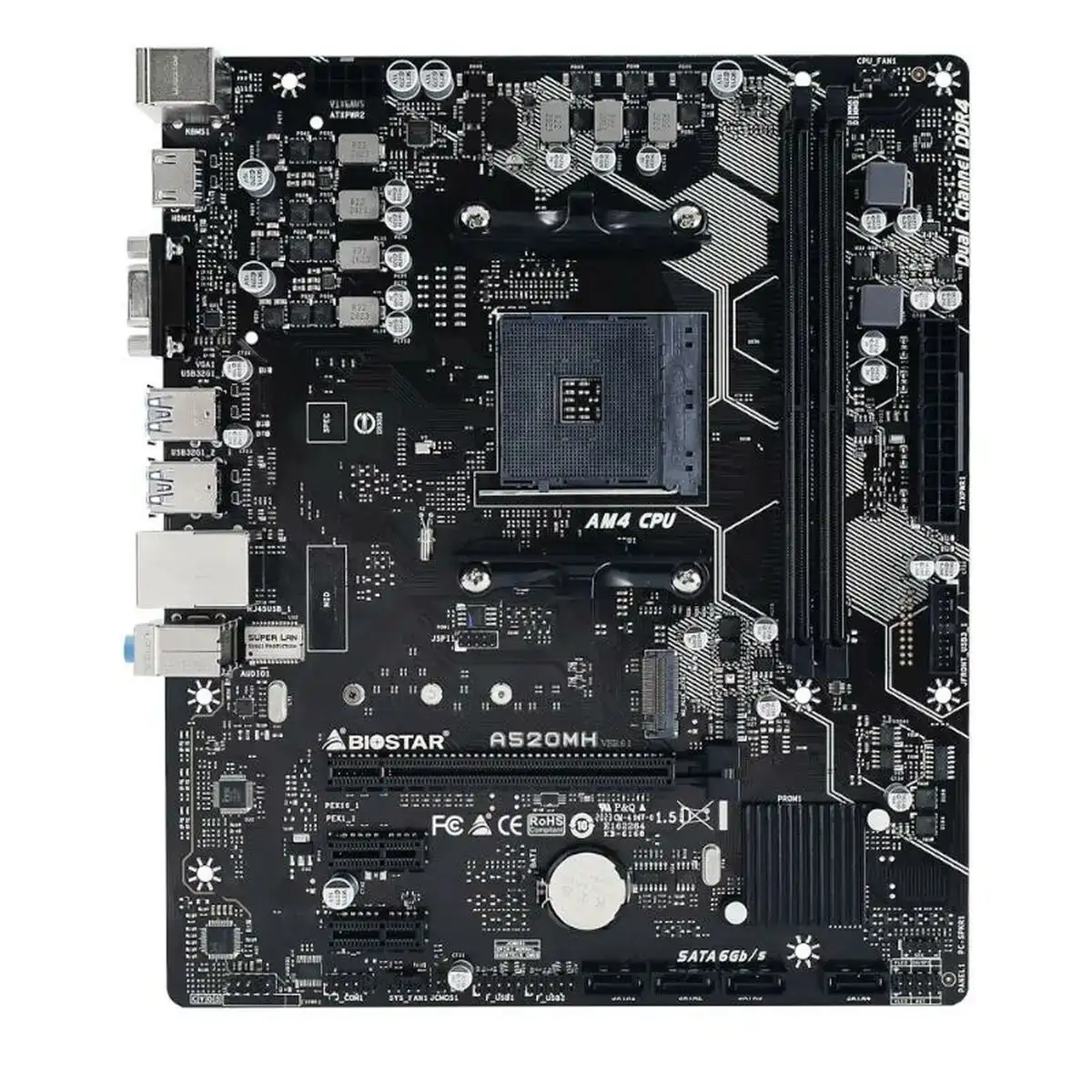 Carte mere biostar a520mh 3 0 amd a520 amd am4_9789. Plongez dans l'Univers de DIAYTAR COTE D'IVOIRE - Où la Qualité et la Diversité se rencontrent. Parcourez nos rayons virtuels pour trouver des produits répondant à tous les besoins, du confort de votre foyer.