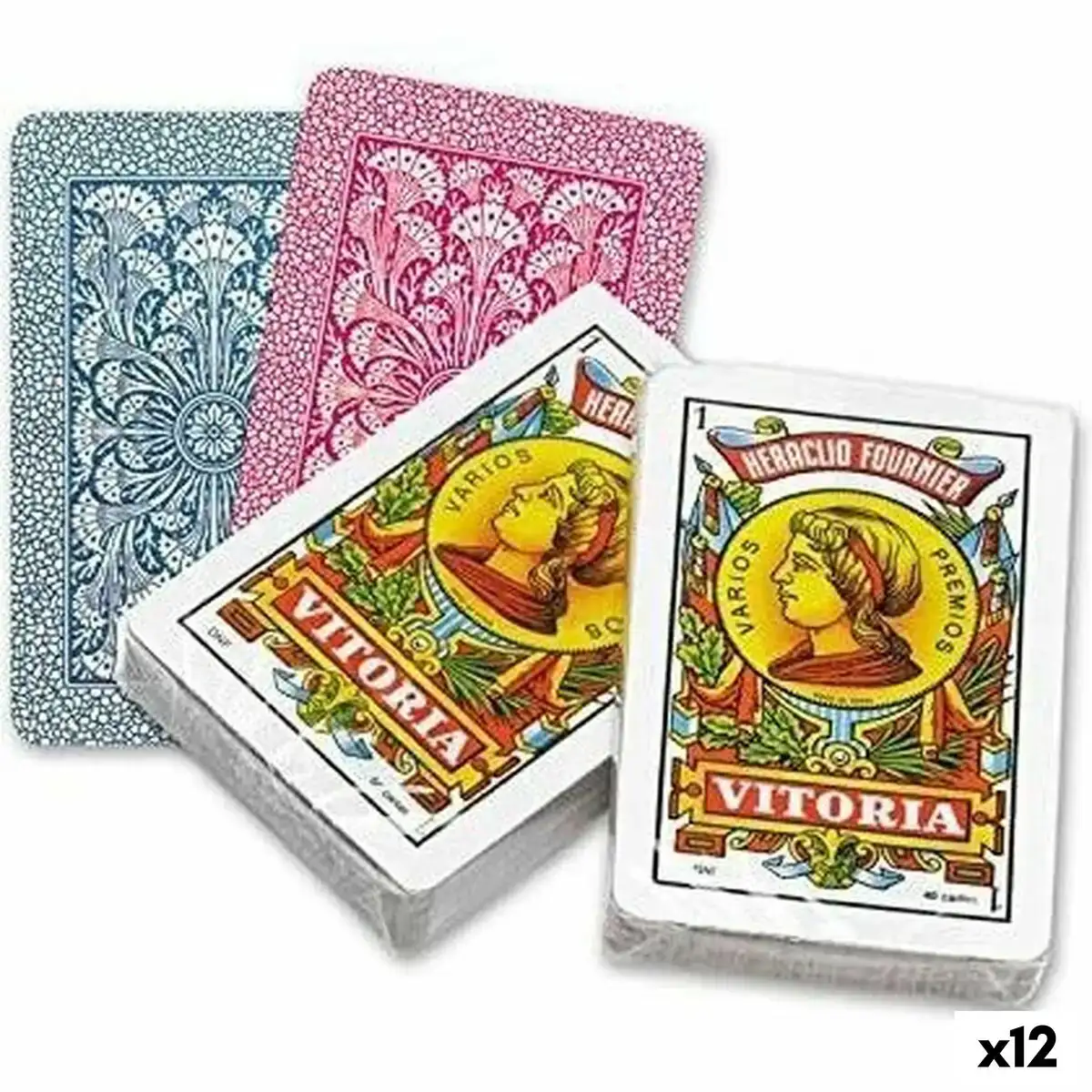 Cartes a jouer espagnoles 50 cartes fournier 61 5 x 95 mm 12 unites_1683. Votre Destination de Choix: DIAYTAR COTE D'IVOIRE - Où l'Authenticité Rencontre la Commodité. Faites l'expérience de magasiner en ligne pour des articles qui incarnent la richesse culturelle et la modernité du Côte d'Ivoire.