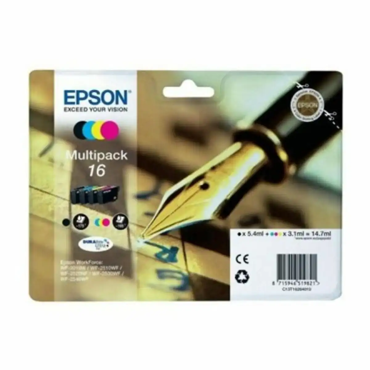 Cartouche d encre compatible epson c13t16264022 multicouleur_4735. Plongez dans l'Univers de DIAYTAR COTE D'IVOIRE - Où la Qualité et la Diversité se rencontrent. Parcourez nos rayons virtuels pour trouver des produits répondant à tous les besoins, du confort de votre foyer.