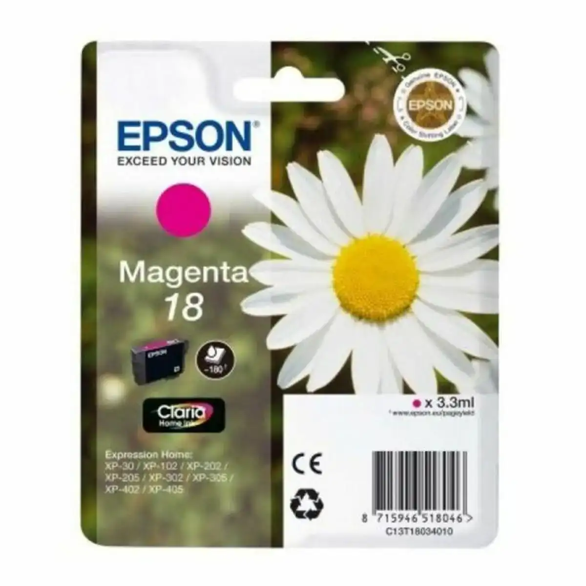 Cartouche d encre compatible epson c13t18034022 magenta_9024. DIAYTAR COTE D'IVOIRE - Où la Tradition s'Harmonise avec le Moderne. Parcourez notre gamme diversifiée et choisissez des produits qui révèlent l'âme du Côte d'Ivoire.