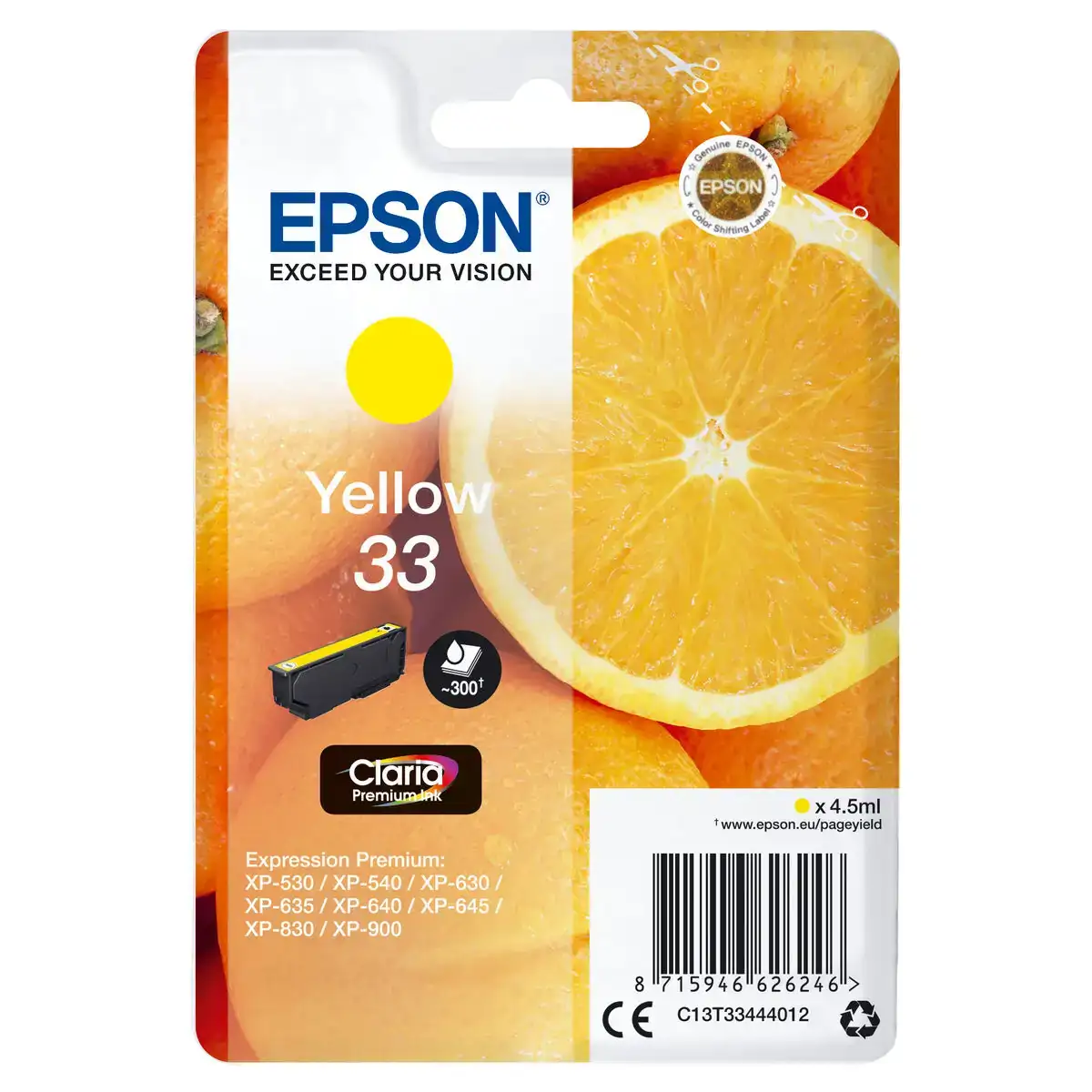 Cartouche d encre compatible epson c13t33444012 jaune_1581. Bienvenue chez DIAYTAR COTE D'IVOIRE - Où Choisir est une Invitation au Voyage. Explorez notre boutique en ligne et découvrez des produits qui vous transportent dans l'univers du Côte d'Ivoire.