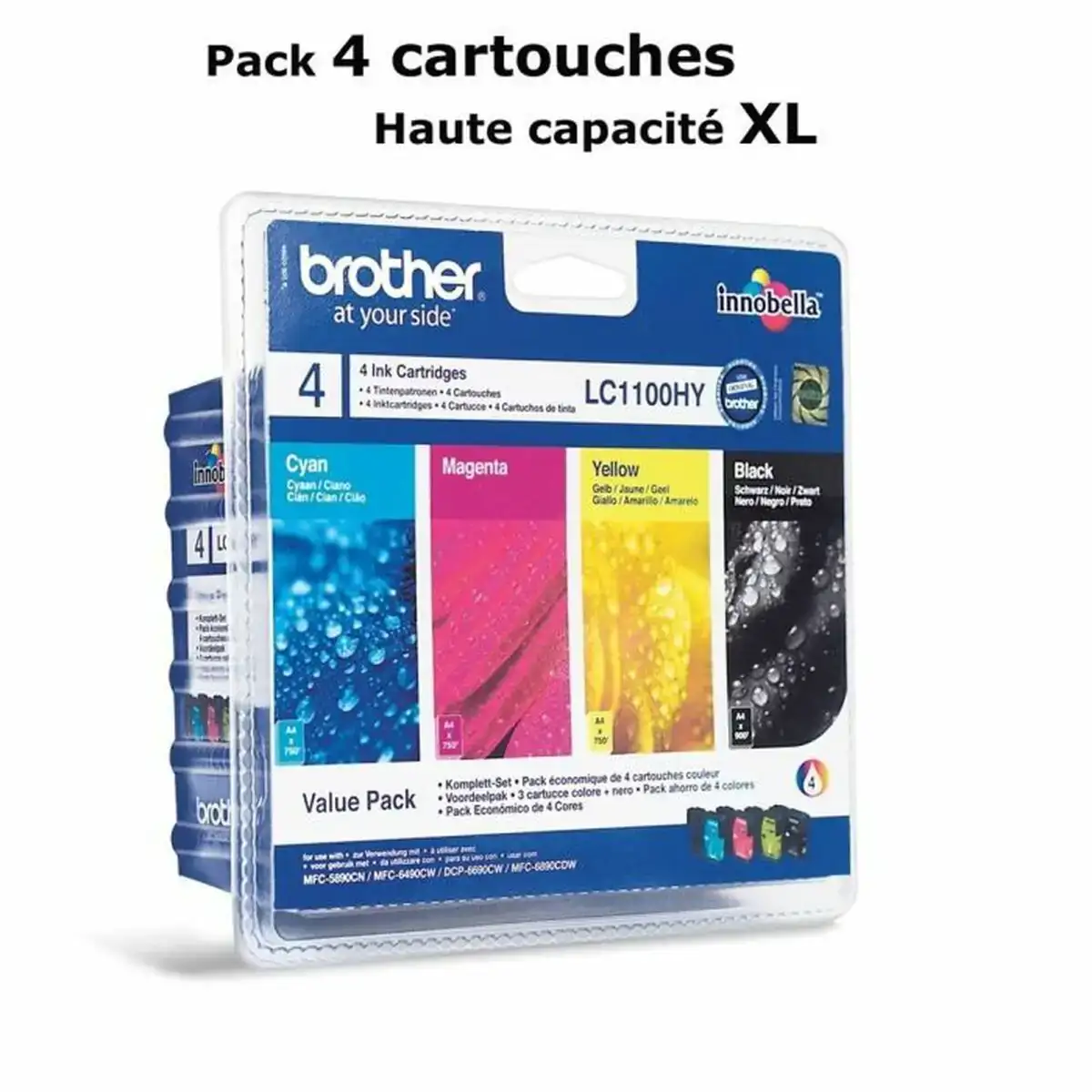 Cartouche d encre originale brother noir cyan magenta jaune magenta_5159. DIAYTAR COTE D'IVOIRE - Votre Plateforme Shopping de Confiance. Naviguez à travers nos rayons et choisissez des produits fiables qui répondent à vos besoins quotidiens.