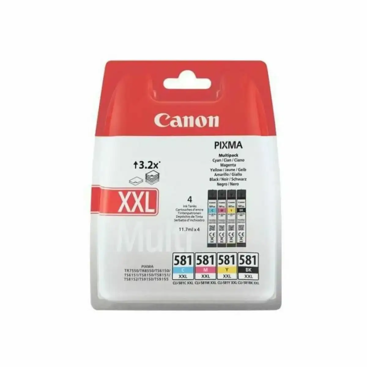 Cartouche d encre originale canon cli 581cmyk xxl_6175. DIAYTAR COTE D'IVOIRE - Là où Chaque Achat Contribue à un Rêve. Naviguez à travers notre boutique en ligne et soutenez des artisans talentueux tout en acquérant des trésors.