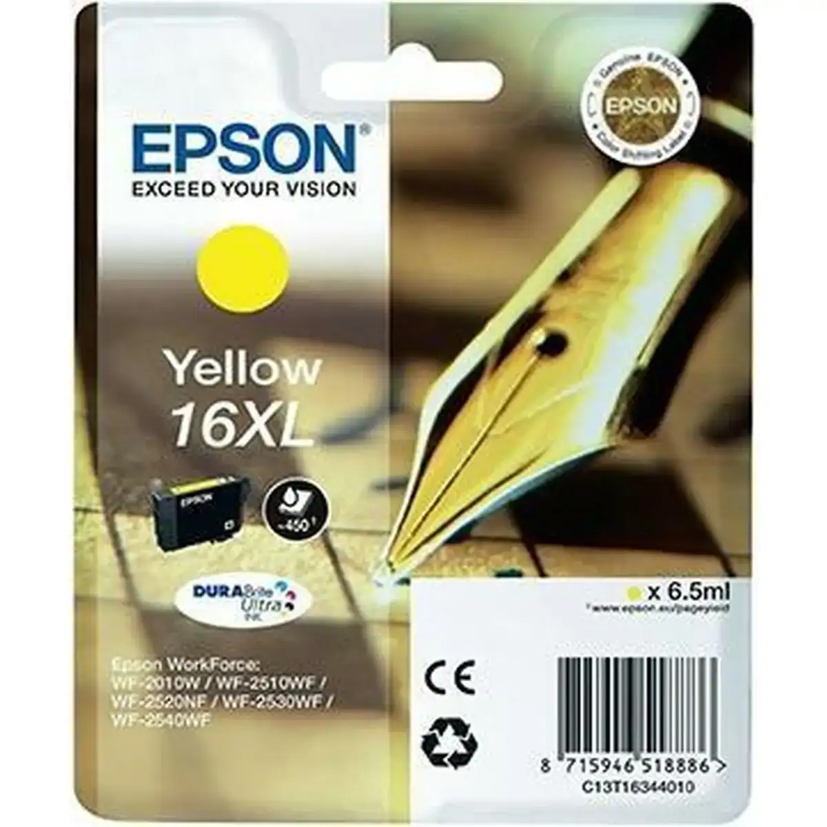Cartouche d encre originale epson 16xl jaune_1524. DIAYTAR COTE D'IVOIRE - Votre Paradis Shopping au Cœur du Côte d'Ivoire. Explorez notre boutique en ligne et découvrez des produits conçus pour enchanter chaque aspect de votre vie.