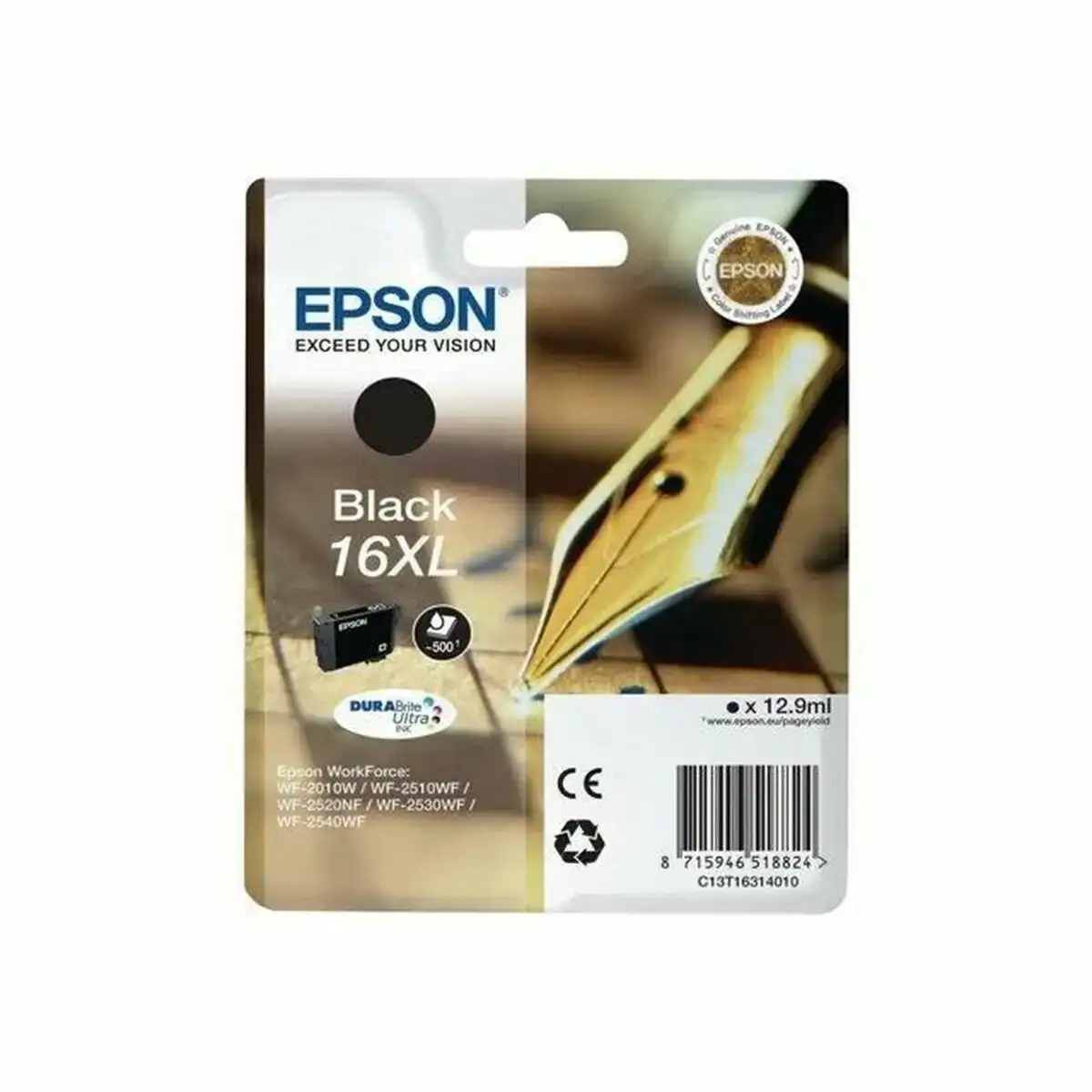 Cartouche d encre originale epson 16xl noir_7746. DIAYTAR COTE D'IVOIRE - Là où Chaque Produit est une Trouvaille Unique. Découvrez notre boutique en ligne et trouvez des articles qui vous distinguent par leur originalité.