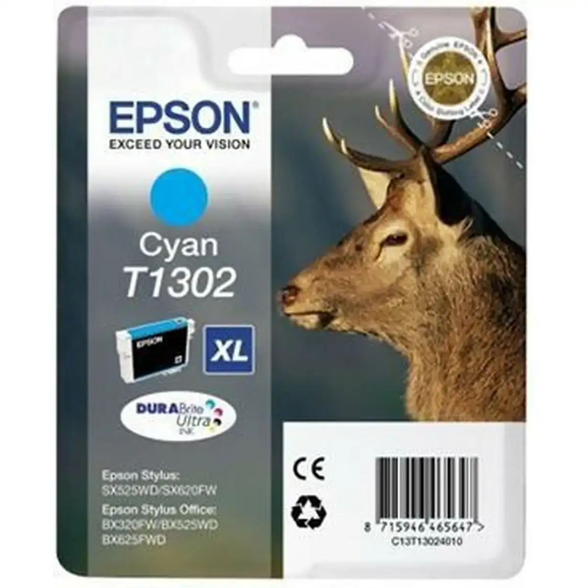 Cartouche d encre originale epson 21533 cyan_3521. DIAYTAR COTE D'IVOIRE - L'Art de Choisir, l'Art de S'émerveiller. Explorez notre gamme de produits et laissez-vous émerveiller par des créations authentiques et des designs modernes.