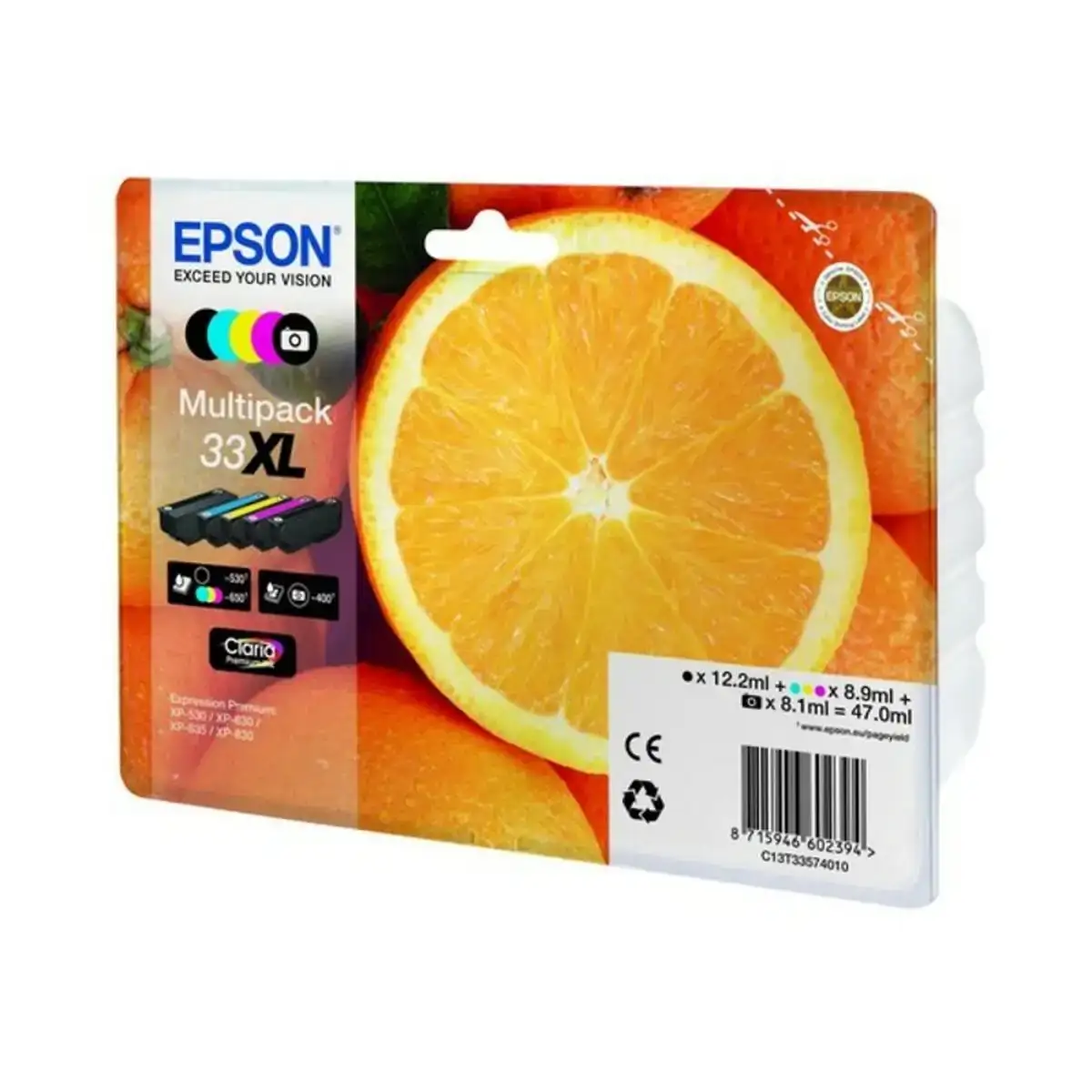 Cartouche d encre originale epson 33xl multicouleur_4869. DIAYTAR COTE D'IVOIRE - L'Art de Choisir, l'Art de Vivre. Explorez notre univers de produits soigneusement sélectionnés pour vous offrir une expérience shopping riche et gratifiante.