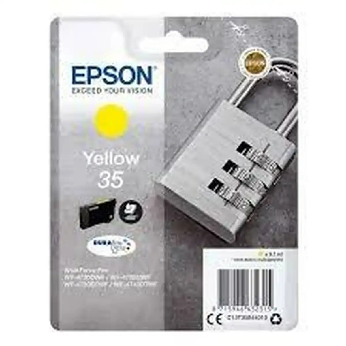 Cartouche d encre originale epson 35 16 1 ml jaune_6993. DIAYTAR COTE D'IVOIRE - Votre Destination pour un Shopping Unique. Parcourez notre catalogue et trouvez des articles qui expriment votre singularité et votre style.