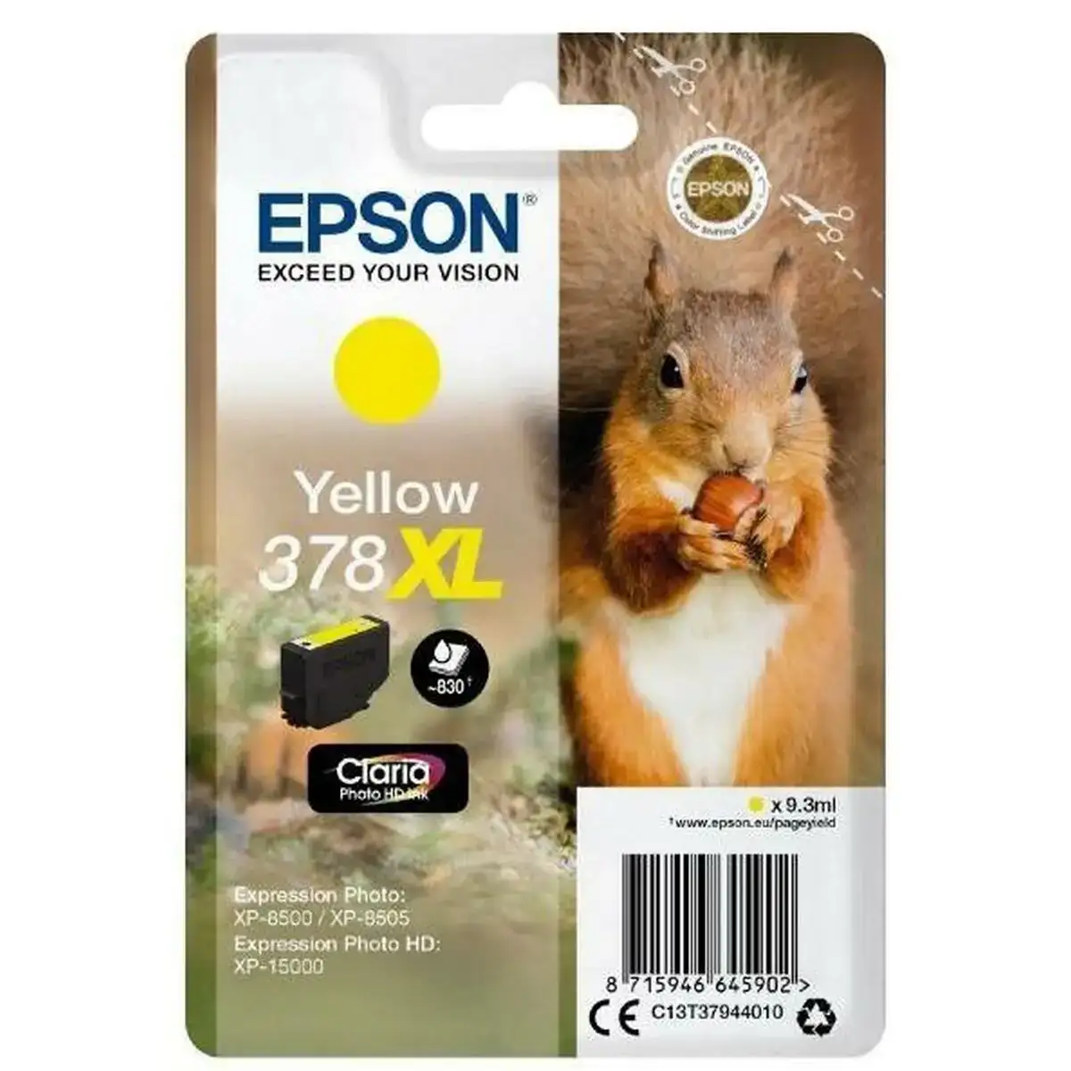 Cartouche d encre originale epson 378xl 9 3 ml jaune_3124. DIAYTAR COTE D'IVOIRE - Votre Plateforme Shopping, Votre Choix Éclairé. Explorez nos offres et choisissez des articles de qualité qui reflètent votre style et vos valeurs.