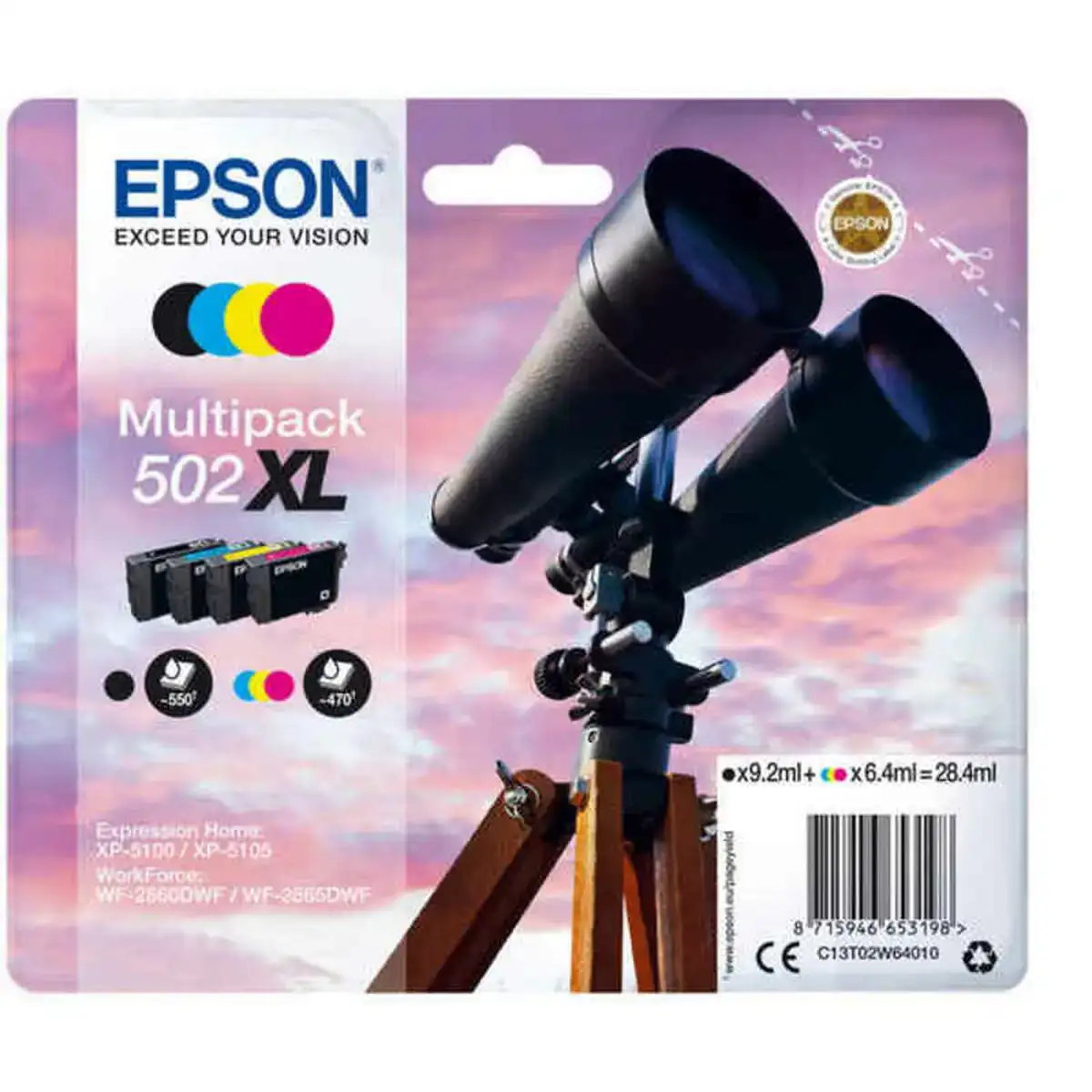 Cartouche d encre originale epson 502xl multicouleur_7966. DIAYTAR COTE D'IVOIRE - Où Choisir est un Acte d'Amour pour le Côte d'Ivoire. Explorez notre boutique en ligne et choisissez des articles qui célèbrent la culture et l'artisanat du pays.