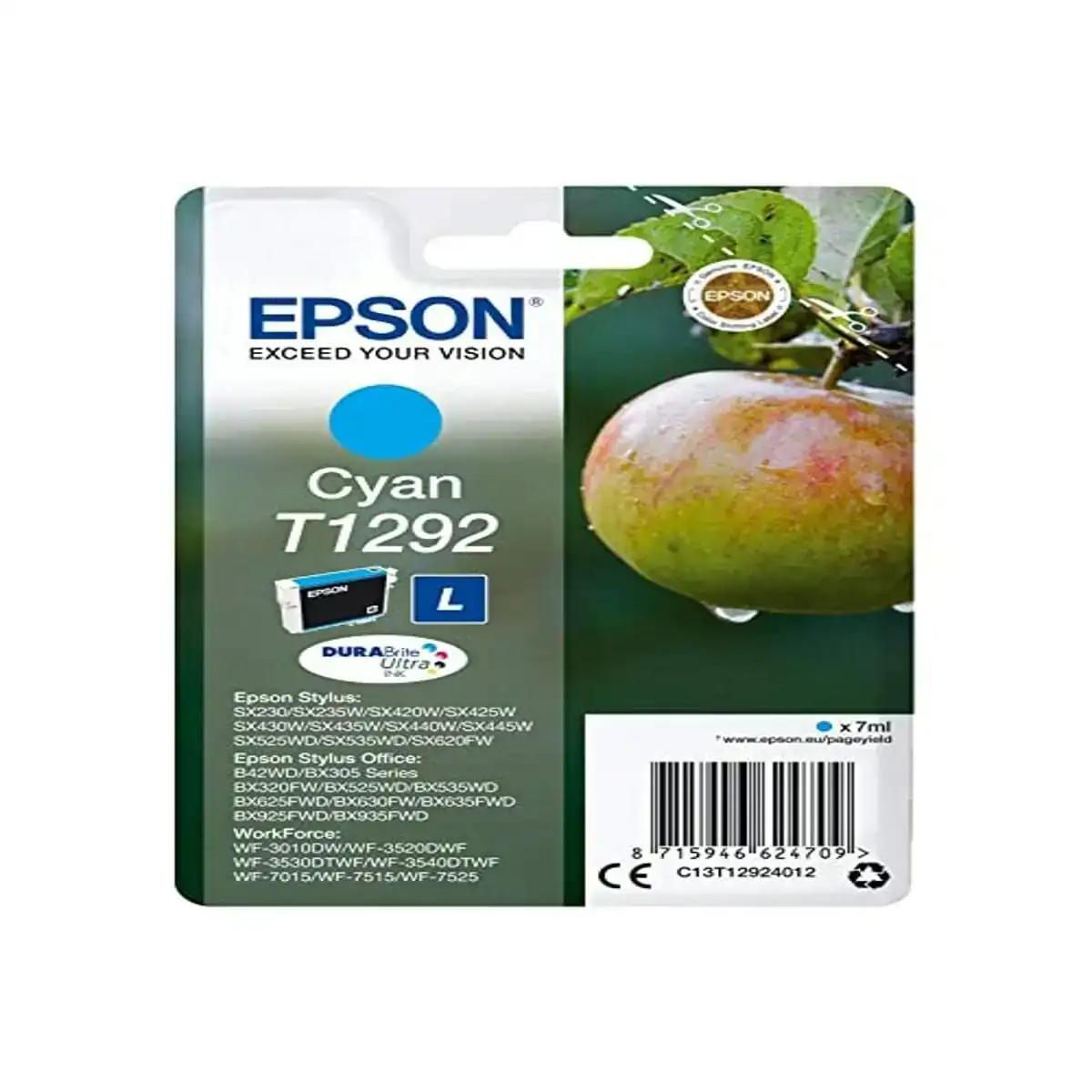 Cartouche d encre originale epson c13t12924022 bleu fonce_2848. Bienvenue chez DIAYTAR COTE D'IVOIRE - Votre Destination Shopping Complète! Découvrez une boutique en ligne généraliste au Côte d'Ivoire offrant une vaste gamme de produits, allant des vêtements aux gadgets électroniques, en passant par l'artisanat local.