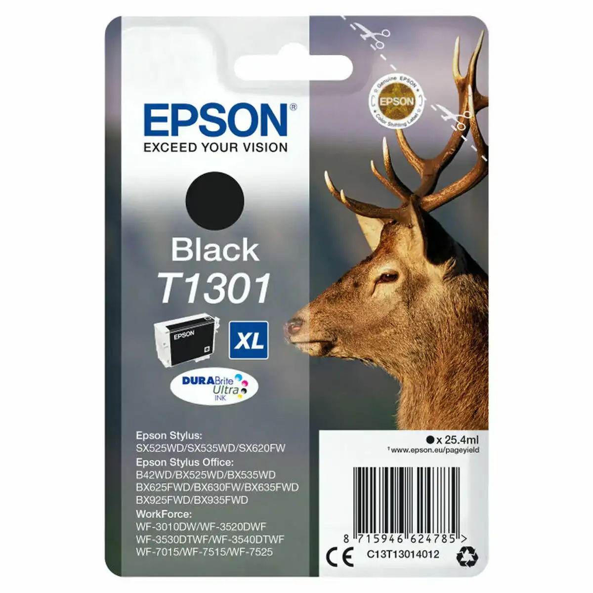 Cartouche d encre originale epson c13t13014012 noir_9506. DIAYTAR COTE D'IVOIRE - Votre Escale Shopping incontournable. Explorez notre boutique en ligne et dénichez des trésors qui reflètent la richesse culturelle et la modernité du Côte d'Ivoire.