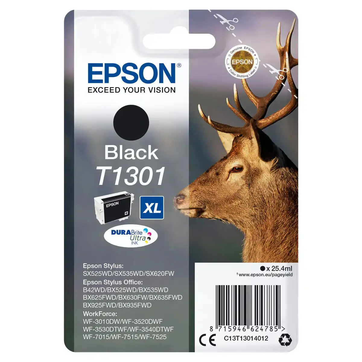 Cartouche d encre originale epson c13t13014022 noir_6495. Entrez dans le Monde de DIAYTAR COTE D'IVOIRE - Où Chaque Produit Raconte une Histoire Unique. Explorez notre sélection et laissez-vous transporter par des récits à travers les articles que vous choisissez.