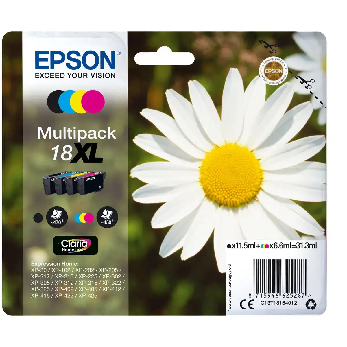 Cartouche d encre originale epson c13t18164022 multicouleur_5887. Bienvenue chez DIAYTAR COTE D'IVOIRE - Où Chaque Achat Fait une Différence. Découvrez notre gamme de produits qui reflètent l'engagement envers la qualité et le respect de l'environnement.