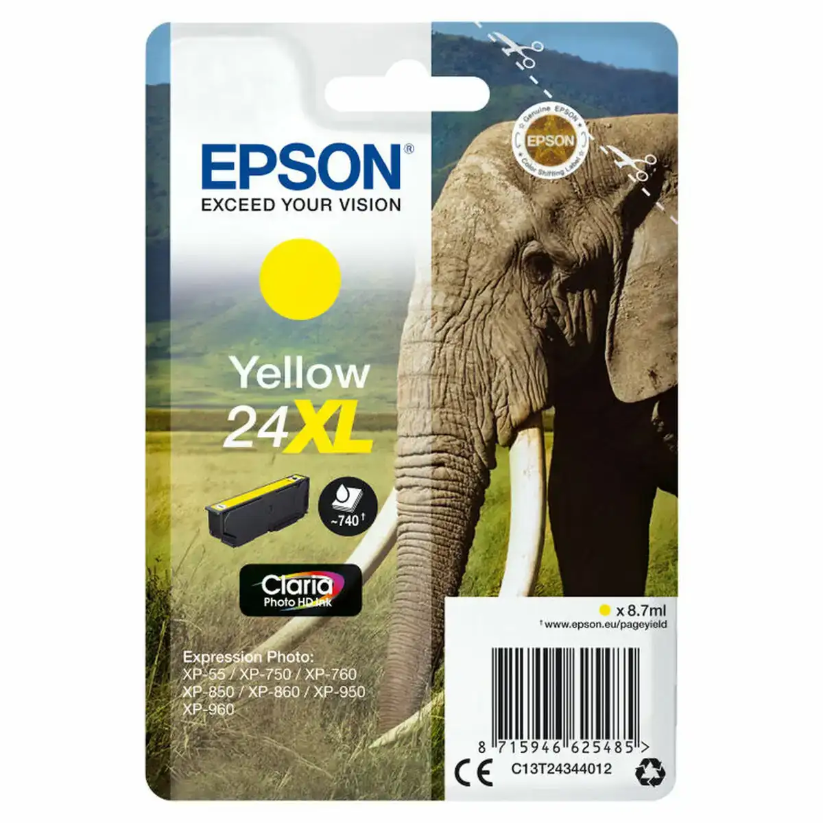 Cartouche d encre originale epson c13t24344012 8 7 ml 10 ml_5434. DIAYTAR COTE D'IVOIRE - Là où la Beauté Rencontre la Fonctionnalité. Parcourez notre sélection pour trouver des produits qui allient esthétique et praticité, pour un quotidien sublimé.