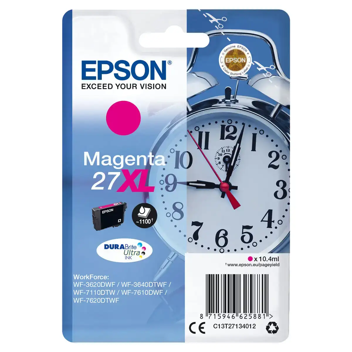 Cartouche d encre originale epson c13t27134022 magenta_3074. DIAYTAR COTE D'IVOIRE - Là où l'Élégance Devient un Mode de Vie. Naviguez à travers notre gamme et choisissez des produits qui apportent une touche raffinée à votre quotidien.