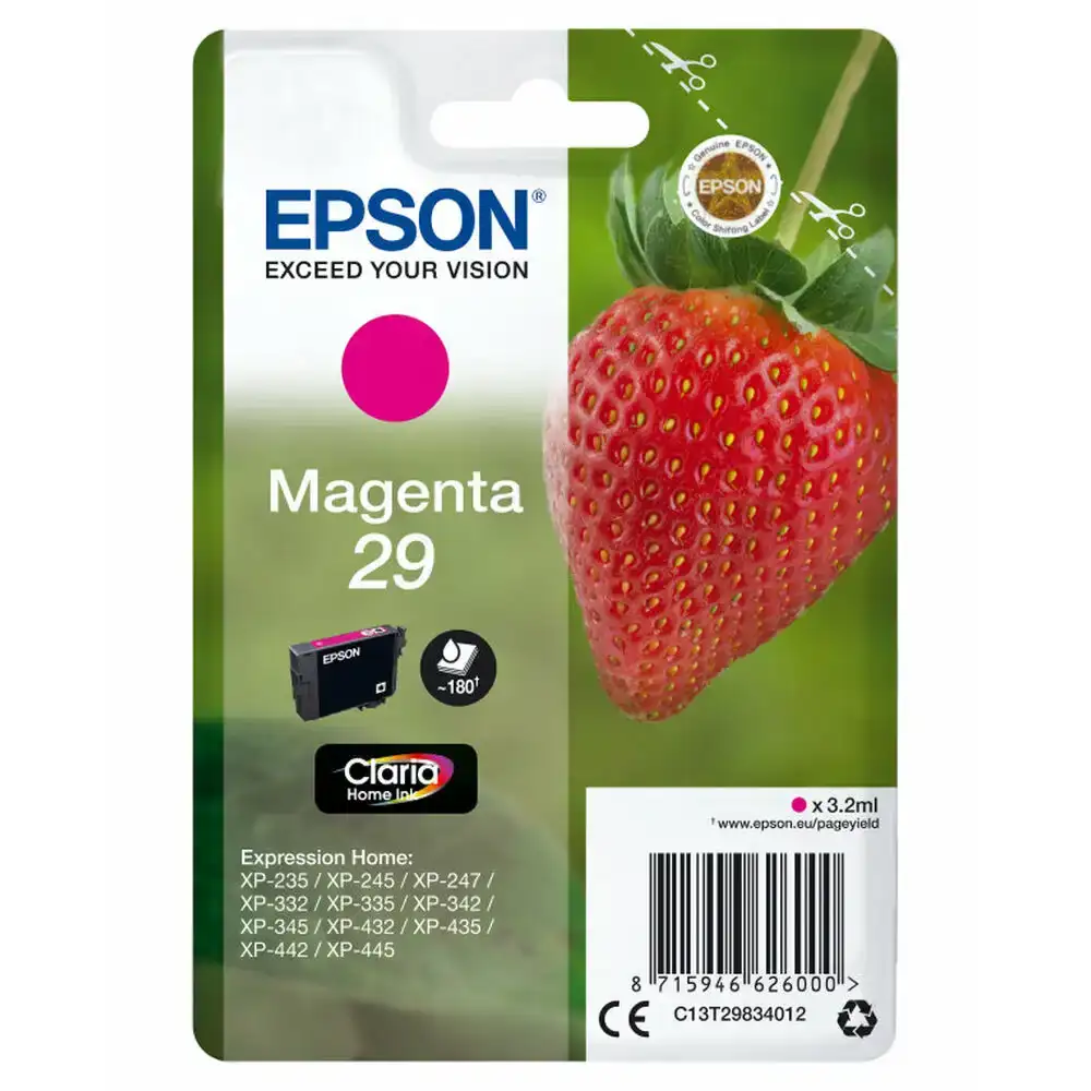 Cartouche d encre originale epson c13t29834022 magenta_6052. DIAYTAR COTE D'IVOIRE - Là où Chaque Produit Évoque une Émotion. Parcourez notre catalogue et choisissez des articles qui vous touchent et qui enrichissent votre expérience.