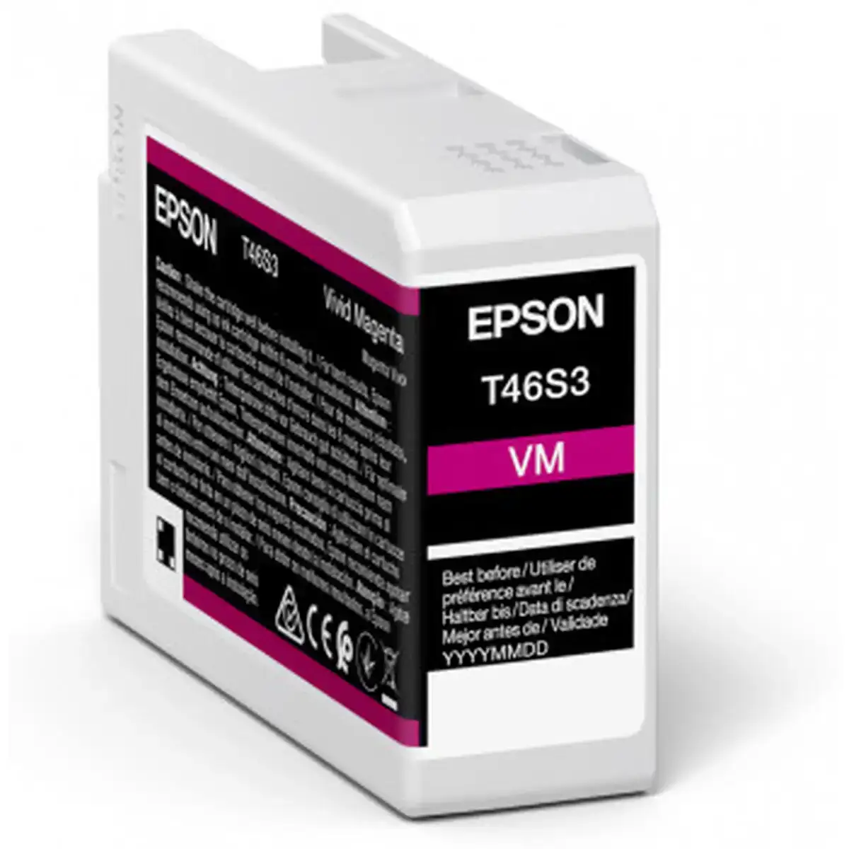 Cartouche d encre originale epson c13t46s300 25 ml noir magenta_2143. DIAYTAR COTE D'IVOIRE - Où Choisir est un Plaisir Responsable. Parcourez notre catalogue et choisissez des produits qui incarnent notre engagement envers des pratiques durables et éthiques.