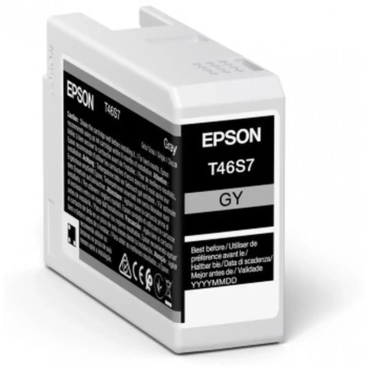 Cartouche d encre originale epson c13t46s700 25 ml noir gris_6840. DIAYTAR COTE D'IVOIRE - Où Choisir est un Acte d'Amour pour le Côte d'Ivoire. Explorez notre boutique en ligne et choisissez des articles qui célèbrent la culture et l'artisanat du pays.