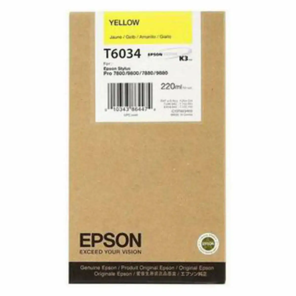 Cartouche d encre originale epson c13t603400 jaune_4997. Entrez dans l'Univers de DIAYTAR COTE D'IVOIRE - Où Chaque Produit a une Signification. Explorez notre gamme diversifiée et découvrez des articles qui résonnent avec votre vie.