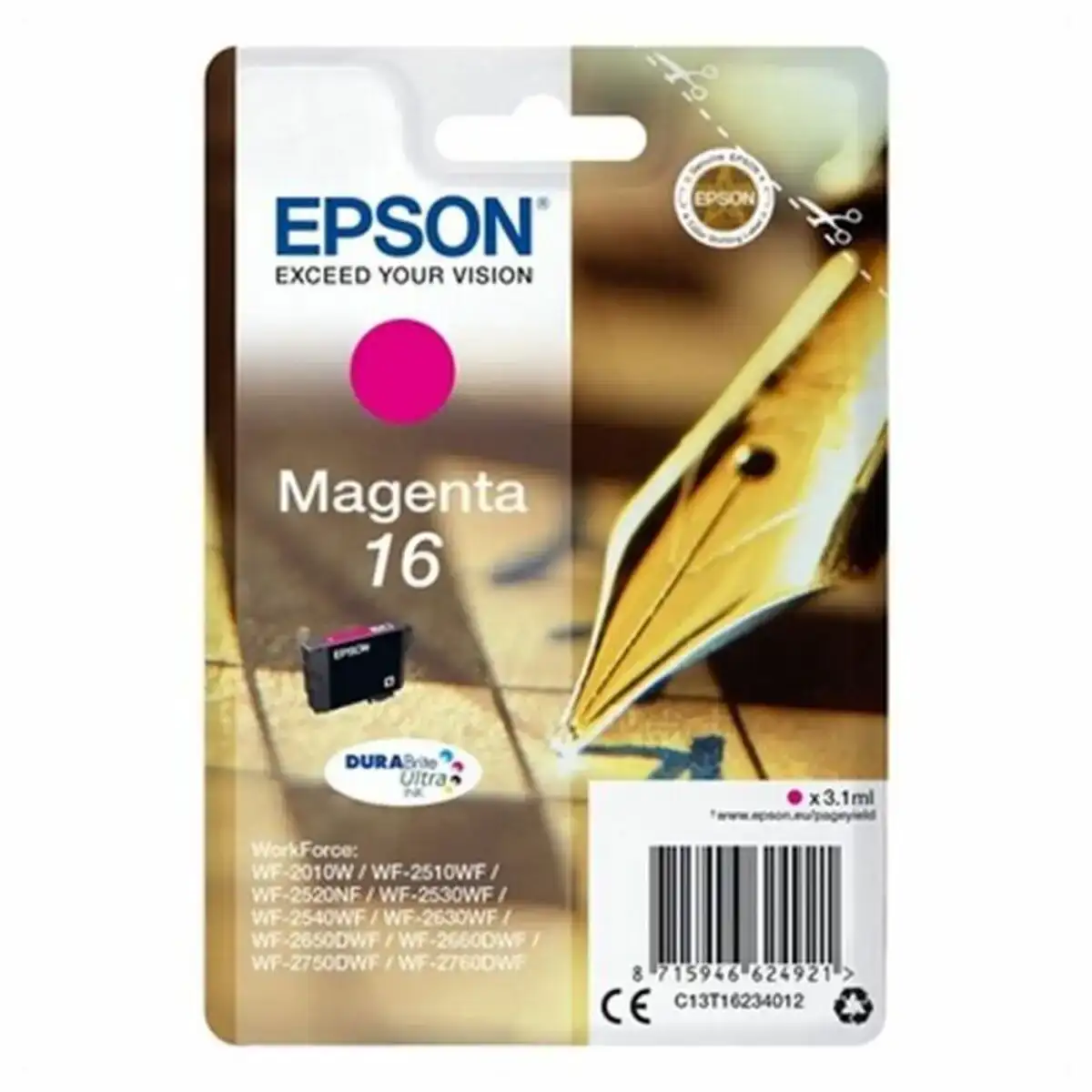 Cartouche d encre originale epson durabrite t16 magenta_8199. DIAYTAR COTE D'IVOIRE - Où Chaque Sélection Vous Parle. Parcourez nos catégories et découvrez des produits qui reflètent vos passions et vos besoins, pour un shopping personnel et inspirant.