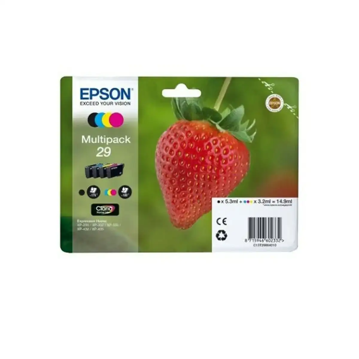 Cartouche d encre originale epson multipack 29 noir jaune cyan magenta_8811. Bienvenue chez DIAYTAR COTE D'IVOIRE - Où Choisir est une Invitation au Voyage. Explorez notre boutique en ligne et découvrez des produits qui vous transportent dans l'univers du Côte d'Ivoire.