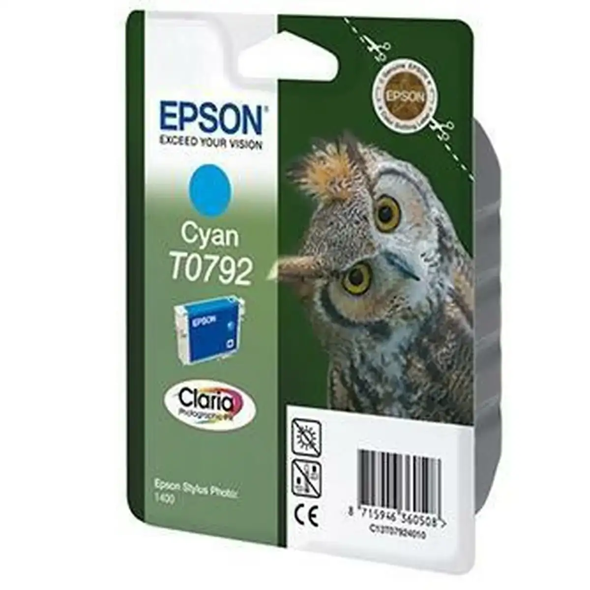 Cartouche d'encre originale Epson T0792 Cyan