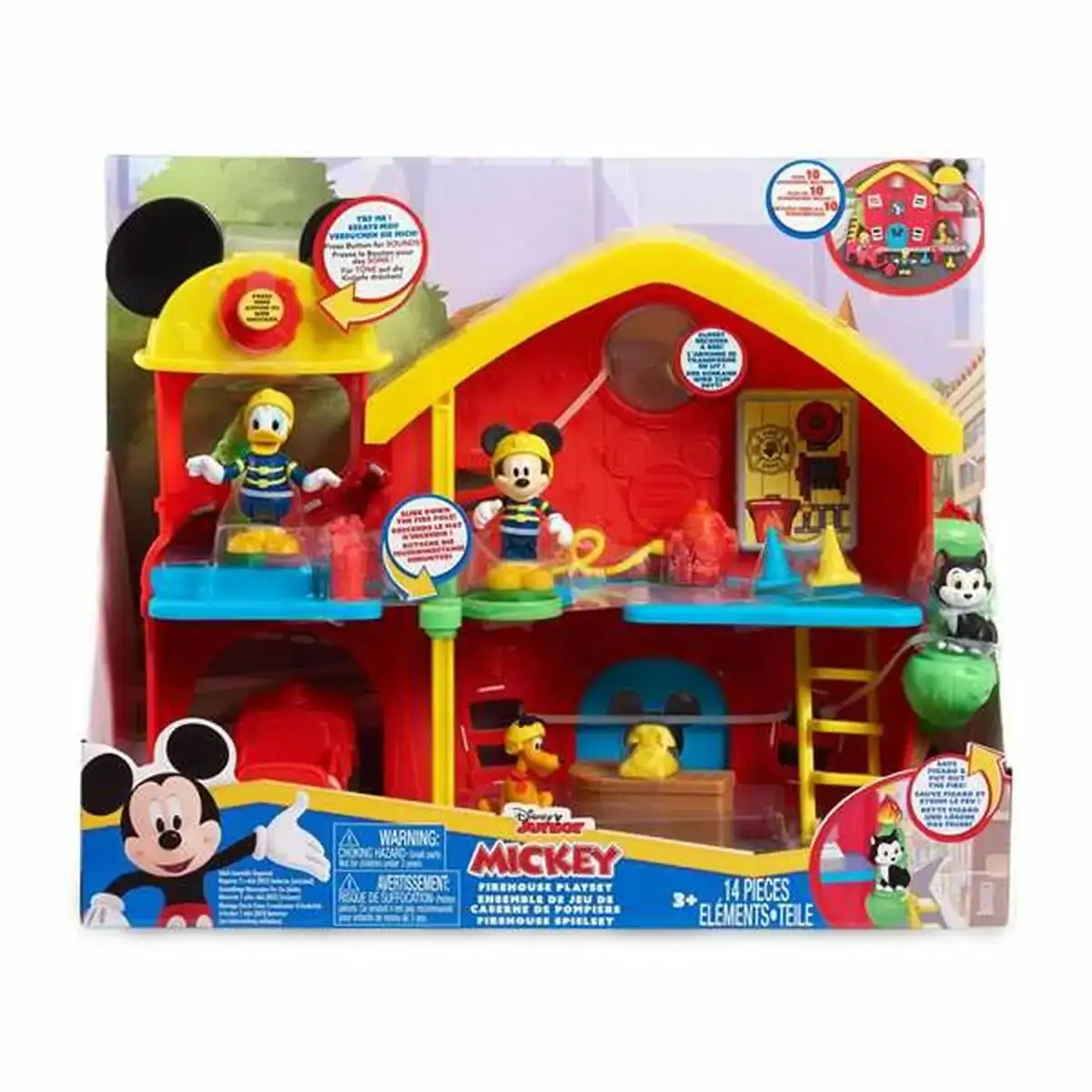 Caserne de pompiers mickey mickey mouse 14 pieces 40 x 13 x 33 cm _5723. DIAYTAR COTE D'IVOIRE - Votre Destination de Shopping Authentique au Côte d'Ivoire. Plongez dans notre boutique en ligne pour découvrir des produits qui célèbrent la riche culture et l'artisanat du pays.