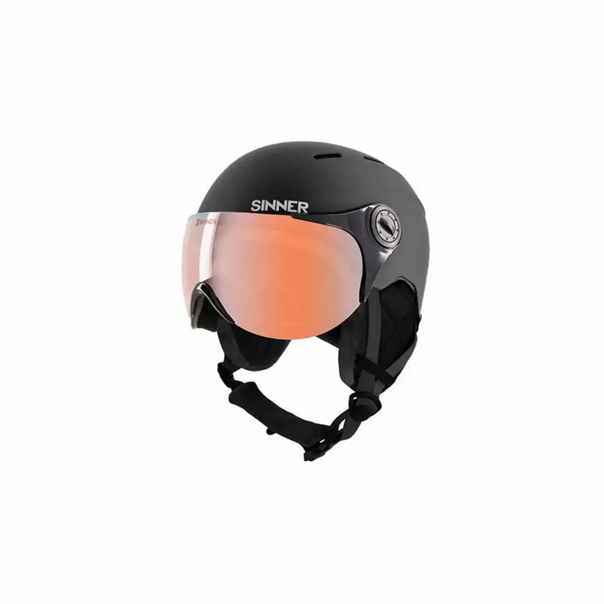 Casque de ski sinner typhoon visera noir unisexe 50 54 cm_5651. DIAYTAR COTE D'IVOIRE - Là où Chaque Achat Contribue à un Rêve. Naviguez à travers notre boutique en ligne et soutenez des artisans talentueux tout en acquérant des trésors.