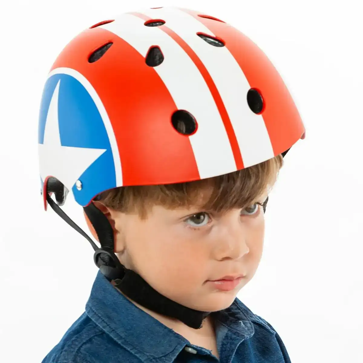Casque enfant molto bleu etoile_2165. Bienvenue chez DIAYTAR COTE D'IVOIRE - Où Chaque Produit a son Âme. Découvrez notre gamme et choisissez des articles qui résonnent avec votre personnalité et vos valeurs.