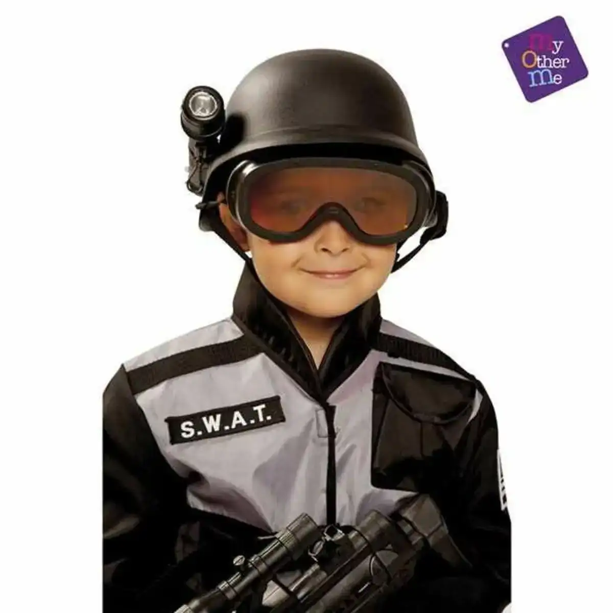 Casque enfant noir policier swat_7070. DIAYTAR COTE D'IVOIRE - Où Chaque Produit est une Histoire à Raconter. Découvrez notre sélection de produits qui vous permettent de créer votre propre récit à travers vos achats.