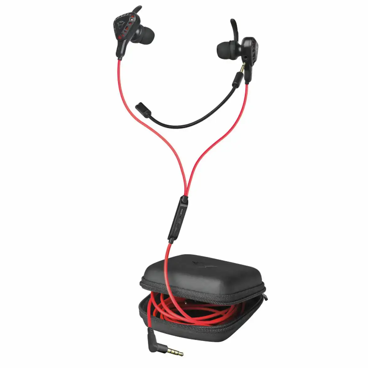 Casques avec micro gaming trust tru gxt 408 noir rouge_5821. DIAYTAR COTE D'IVOIRE - Votre Marché Virtuel au Côte d'Ivoire. Parcourez notre boutique en ligne pour trouver des trésors cachés, des articles indispensables du quotidien aux joyaux artistiques.