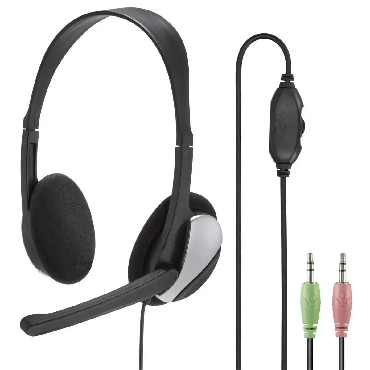 Casques avec microphone hama essential hs 200 noir noir argente_1117. Bienvenue chez DIAYTAR COTE D'IVOIRE - Où Chaque Objet a son Histoire. Découvrez notre sélection méticuleuse et choisissez des articles qui racontent l'âme du Côte d'Ivoire.