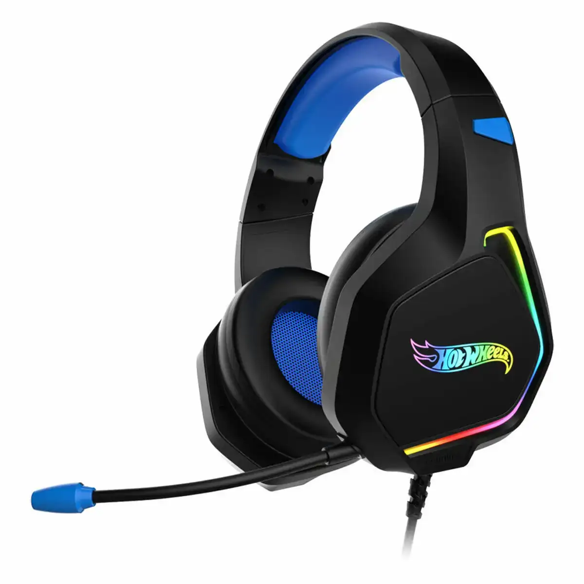 Casques avec microphone krom hotwheels noir bleu multicouleur noir bleu_2676. Bienvenue chez DIAYTAR COTE D'IVOIRE - Où Chaque Achat Fait une Différence. Découvrez notre gamme de produits qui reflètent l'engagement envers la qualité et le respect de l'environnement.