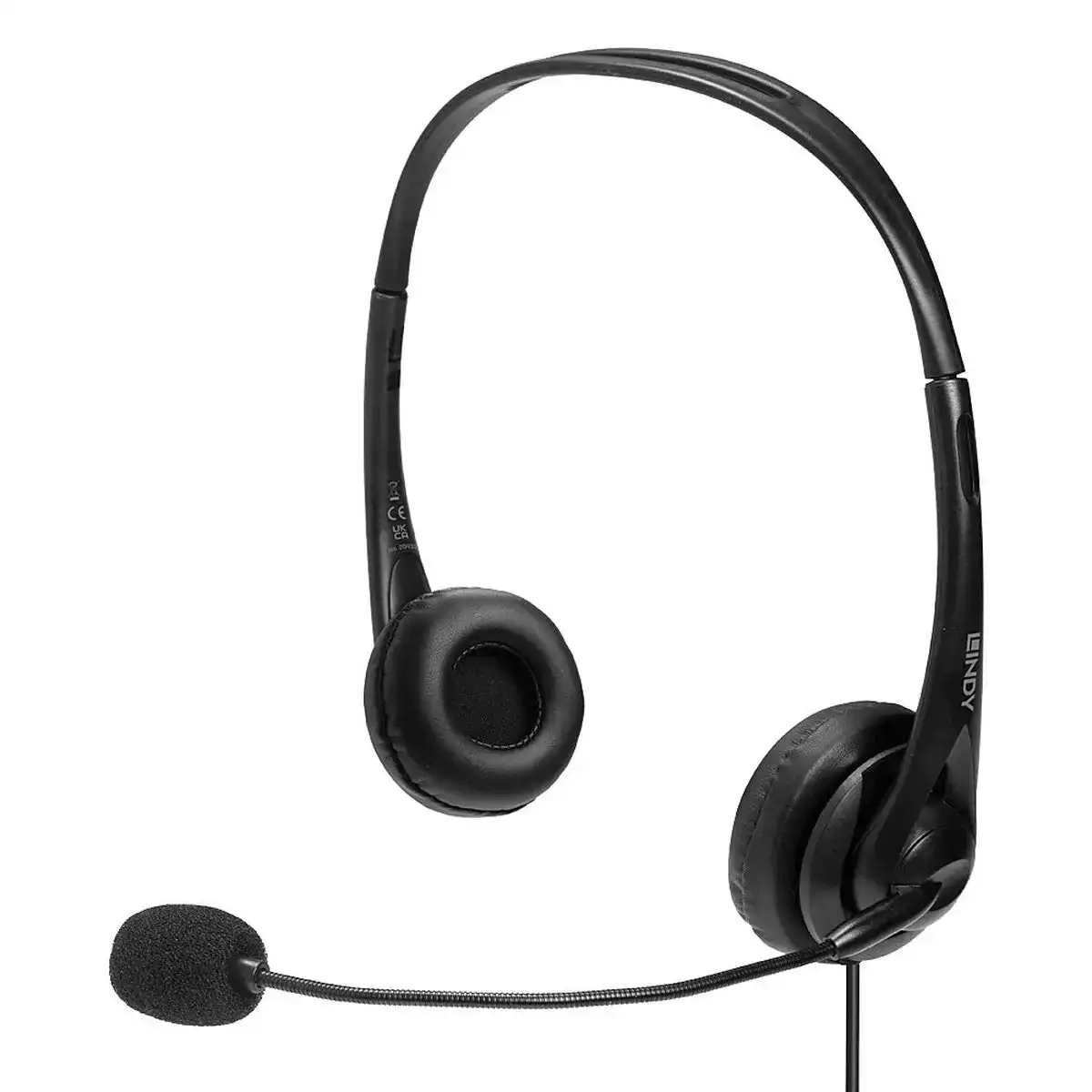 Casques avec microphone lindy 20432 noir_2042. DIAYTAR COTE D'IVOIRE - Là où Choisir est un Acte d'Amour pour le Côte d'Ivoire. Explorez notre gamme et choisissez des produits qui célèbrent la culture et l'artisanat du pays.