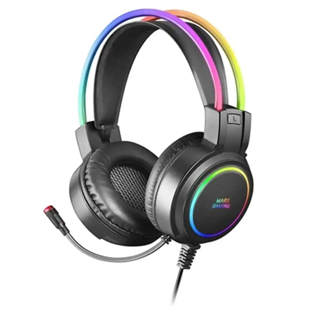 Casques avec microphone mars gaming mhrgb noir_6495. DIAYTAR COTE D'IVOIRE - Votre Portail Vers l'Élégance Accessible. Parcourez notre boutique en ligne pour découvrir des produits qui incarnent le luxe à des prix abordables.