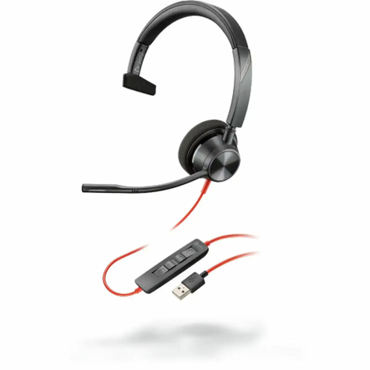 Casques avec microphone poly 214017 01 rouge noir_4175. DIAYTAR COTE D'IVOIRE - Où le Shopping est un Plaisir Engagé. Parcourez notre catalogue et choisissez des produits qui respectent vos valeurs et vos attentes.