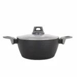 Casserole amercook avec couvercle noir aluminium o 20 cm _9862. DIAYTAR COTE D'IVOIRE - Là où les Rêves de Shopping Deviennent Réalité. Naviguez à travers notre catalogue diversifié et choisissez parmi une variété d'articles qui feront de votre shopping une expérience inoubliable.