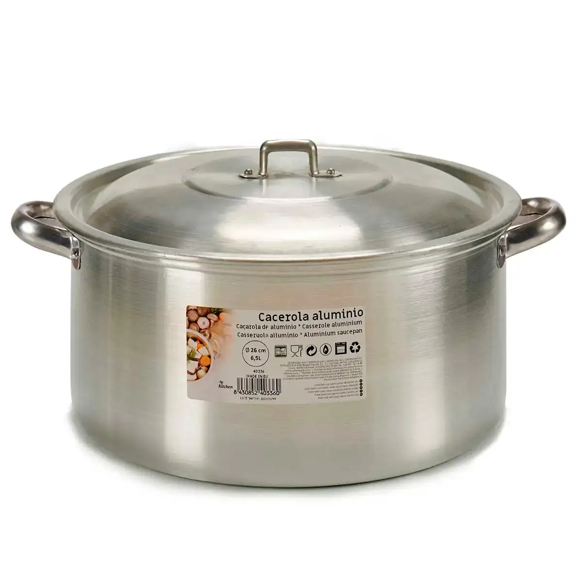 Casserole argente aluminium 6 5 l_9230. Bienvenue chez DIAYTAR COTE D'IVOIRE - Où Chaque Article Est une Découverte. Naviguez à travers nos offres et laissez-vous surprendre par des trésors cachés qui enrichiront votre vie.