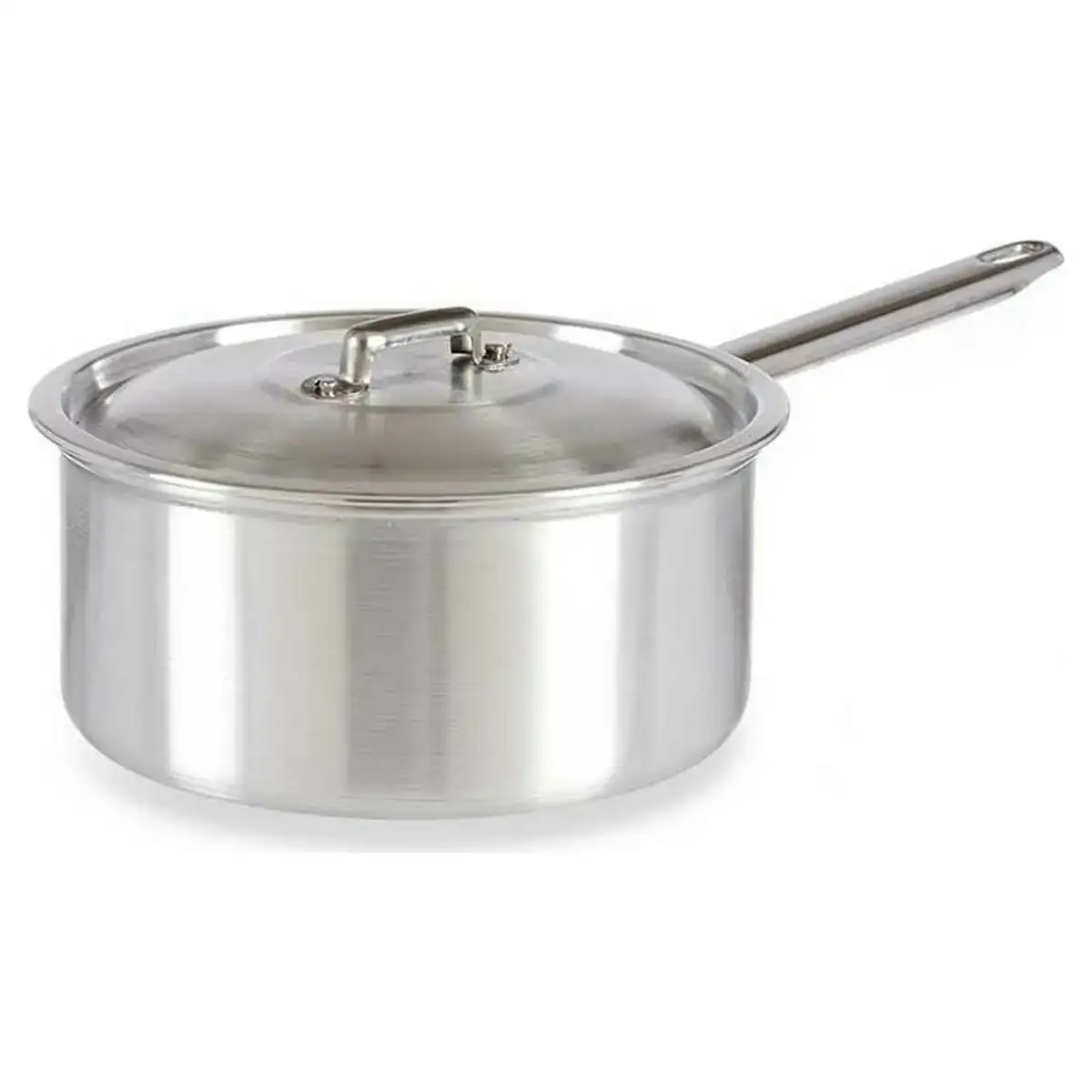 Casserole avec couvercle argente aluminium 3 l 22 x 12 x 38 cm _9925. DIAYTAR COTE D'IVOIRE - Votre Passage vers le Raffinement. Plongez dans notre univers de produits exquis et choisissez des articles qui ajoutent une touche de sophistication à votre vie.
