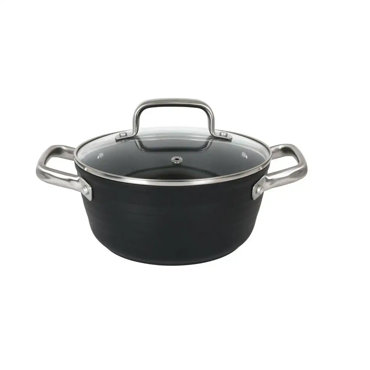 Casserole avec couvercle en verre quttin spiral aluminium forge o 20 cm_4408. DIAYTAR COTE D'IVOIRE - Votre Destination pour un Shopping Unique. Parcourez notre catalogue et trouvez des articles qui expriment votre singularité et votre style.