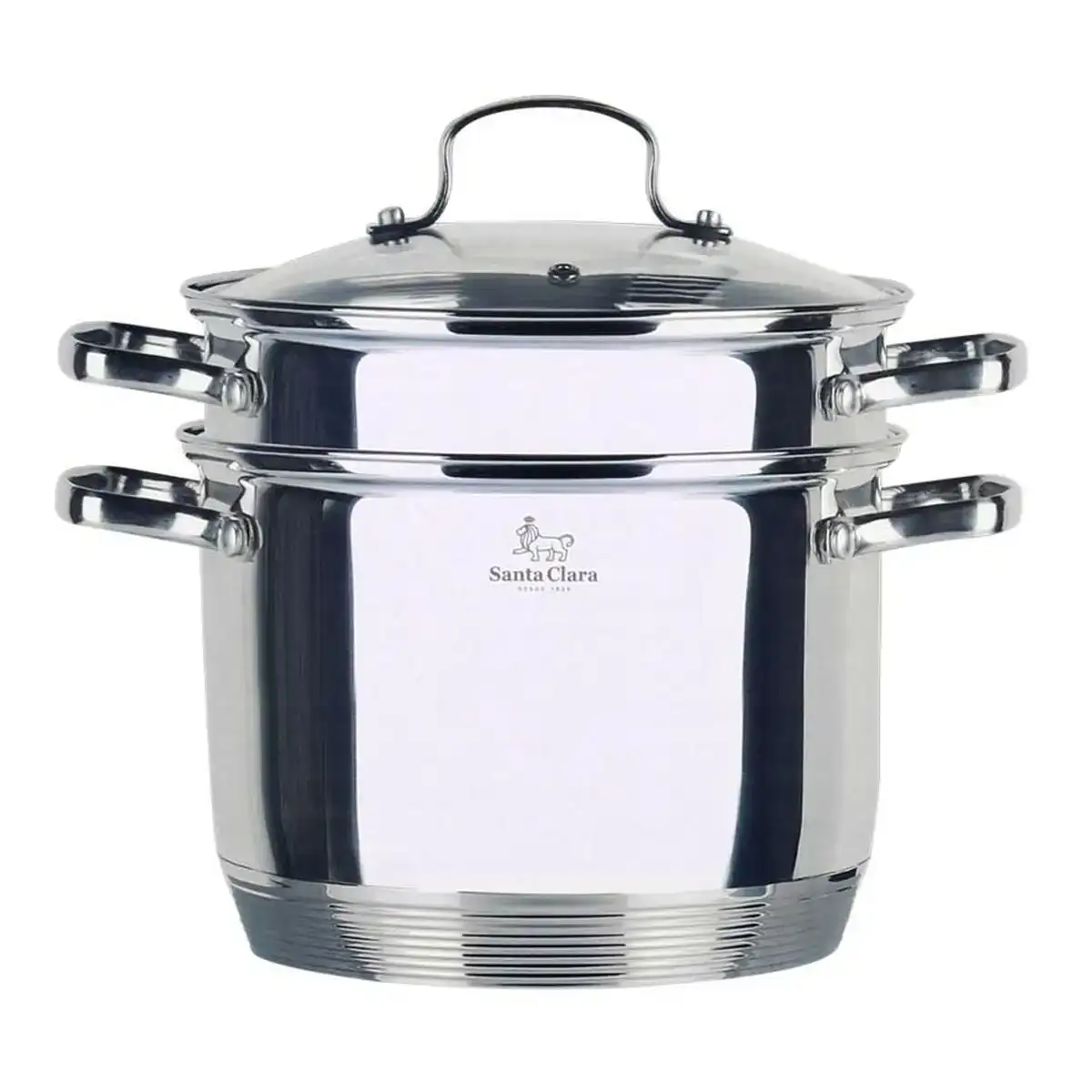 Casserole avec couvercle en verre santa clara pates o 22 x 30 x 19 5 cm_6779. DIAYTAR COTE D'IVOIRE - Là où la Qualité se Marque d'une Touche Côte d'Ivoireaise. Naviguez à travers notre boutique en ligne et choisissez des produits qui allient excellence et tradition.