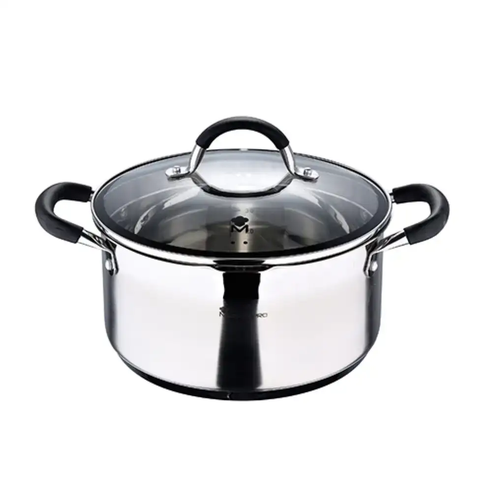 Casserole avec couvercle masterpro 5 l acier inoxydable 24 x 12 cm _8427. DIAYTAR COTE D'IVOIRE - Votre Portail Vers l'Élégance Accessible. Parcourez notre boutique en ligne pour découvrir des produits qui incarnent le luxe à des prix abordables.