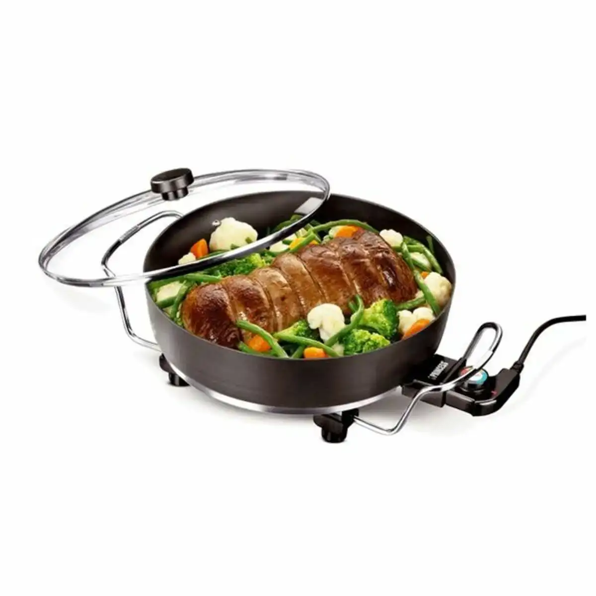 Casserole avec couvercle princess electrique 5 4 l 1800w_6501. DIAYTAR COTE D'IVOIRE - Là où Choisir est un Acte d'Amour pour le Côte d'Ivoire. Explorez notre gamme et choisissez des produits qui célèbrent la culture et l'artisanat du pays.